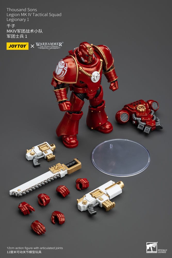 Warhammer The Horus Heresy Actionfigur 1/18 Thousand Sons Legion MK IV Tactical Squad Legionary 1 12 cm       - Versand: 5-7 Tage nach Bestellung