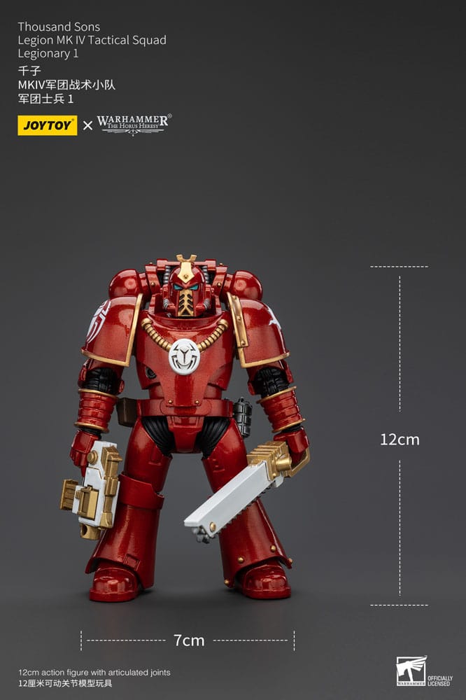 Warhammer The Horus Heresy Actionfigur 1/18 Thousand Sons Legion MK IV Tactical Squad Legionary 1 12 cm       - Versand: 5-7 Tage nach Bestellung