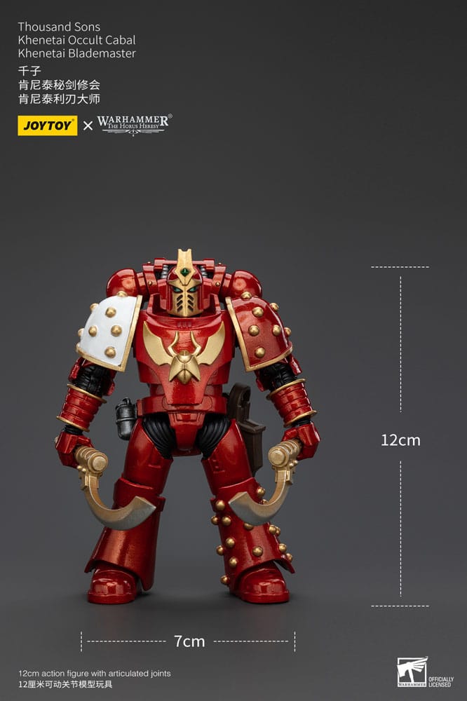 Warhammer The Horus Heresy Actionfigur 1/18 Thousand Sons Khenetai Occult Cabal Khenetai Blademaster 12 cm       - Versand: 5-7 Tage nach Bestellung