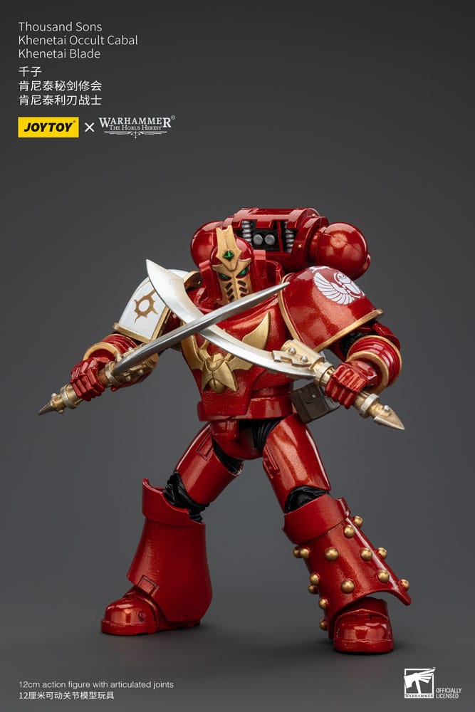 Warhammer The Horus Heresy Actionfigur 1/18 Thousand Sons Khenetai Occult Cabal Khenetai Blade 12 cm       - Versand: 5-7 Tage nach Bestellung