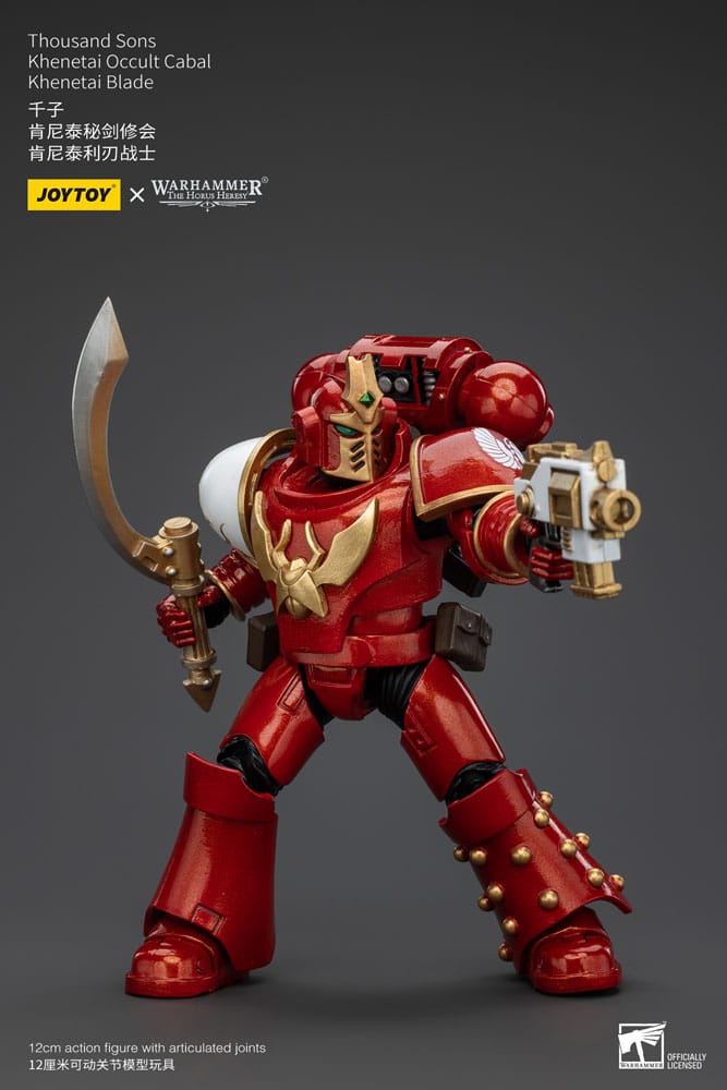 Warhammer The Horus Heresy Actionfigur 1/18 Thousand Sons Khenetai Occult Cabal Khenetai Blade 12 cm       - Versand: 5-7 Tage nach Bestellung