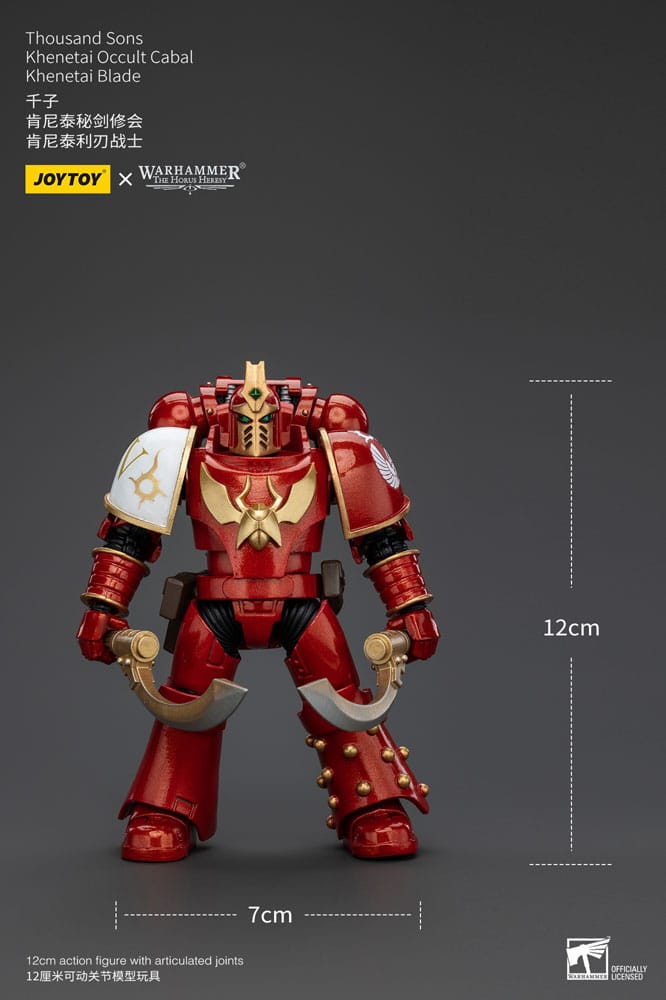 Warhammer The Horus Heresy Actionfigur 1/18 Thousand Sons Khenetai Occult Cabal Khenetai Blade 12 cm       - Versand: 5-7 Tage nach Bestellung