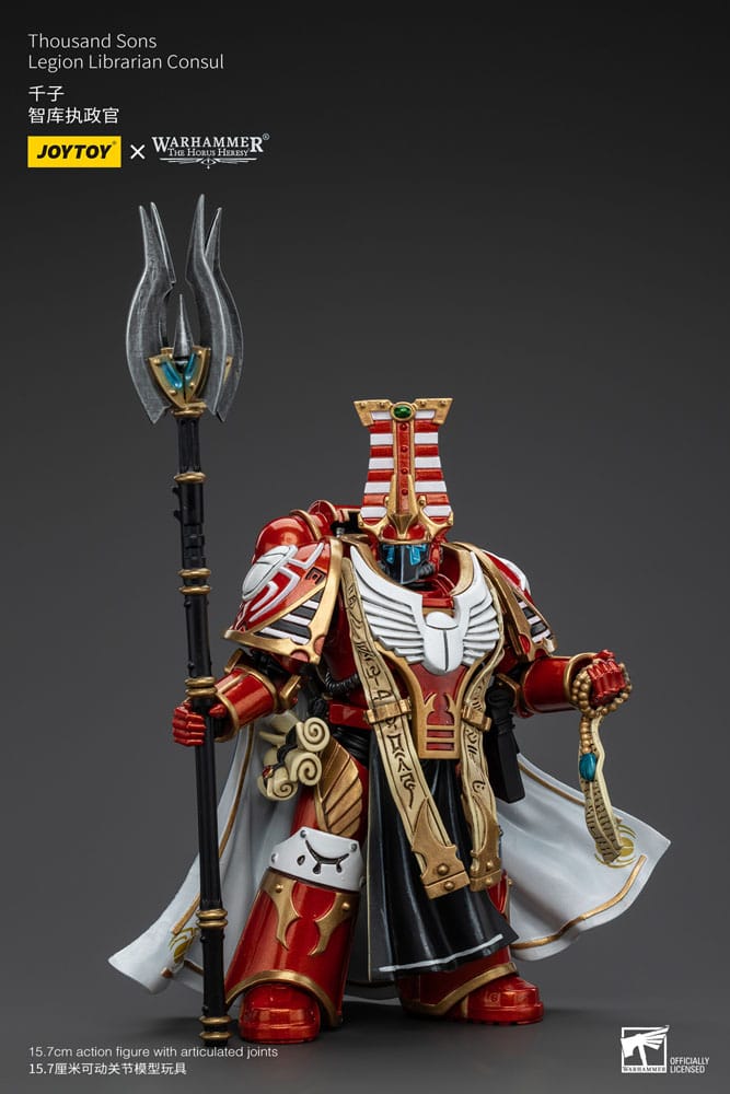 Warhammer The Horus Heresy Actionfigur 1/18 Thousand Sons Legion Librarian Consut 16 cm         - Preorder - ETA: 12.12.2025