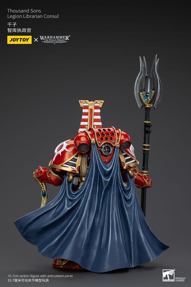 Warhammer The Horus Heresy Actionfigur 1/18 Thousand Sons Legion Librarian Consut 16 cm         - Preorder - ETA: 12.12.2025