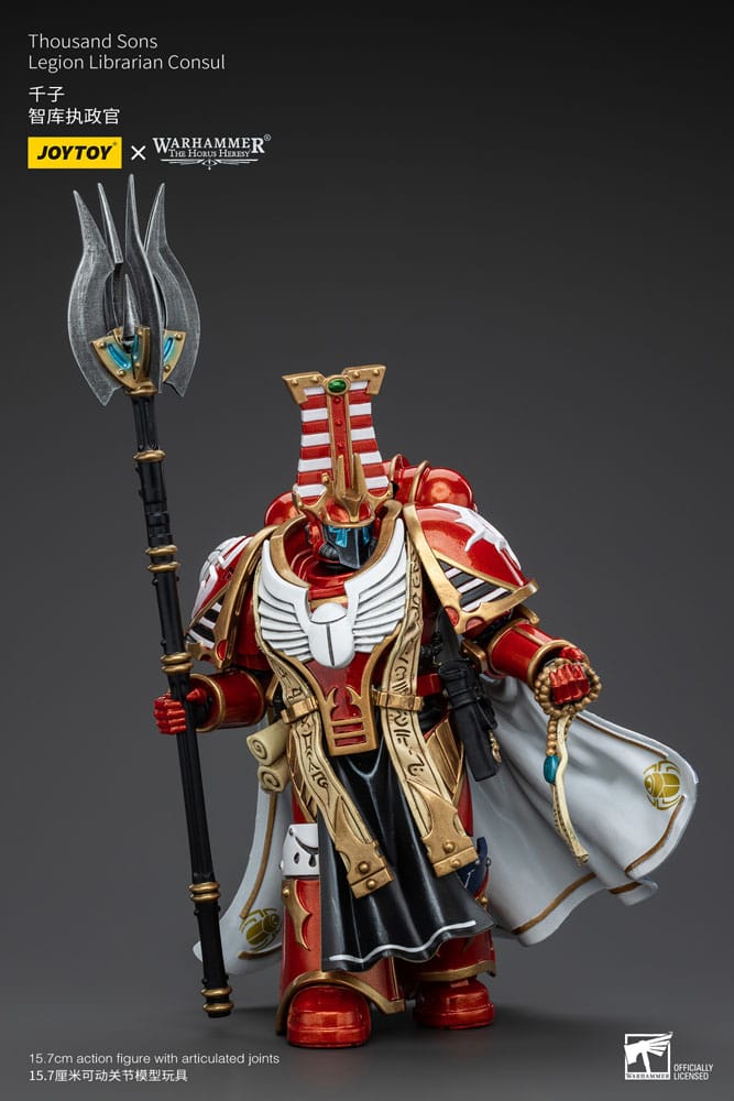 Warhammer The Horus Heresy Actionfigur 1/18 Thousand Sons Legion Librarian Consut 16 cm         - Preorder - ETA: 12.12.2025