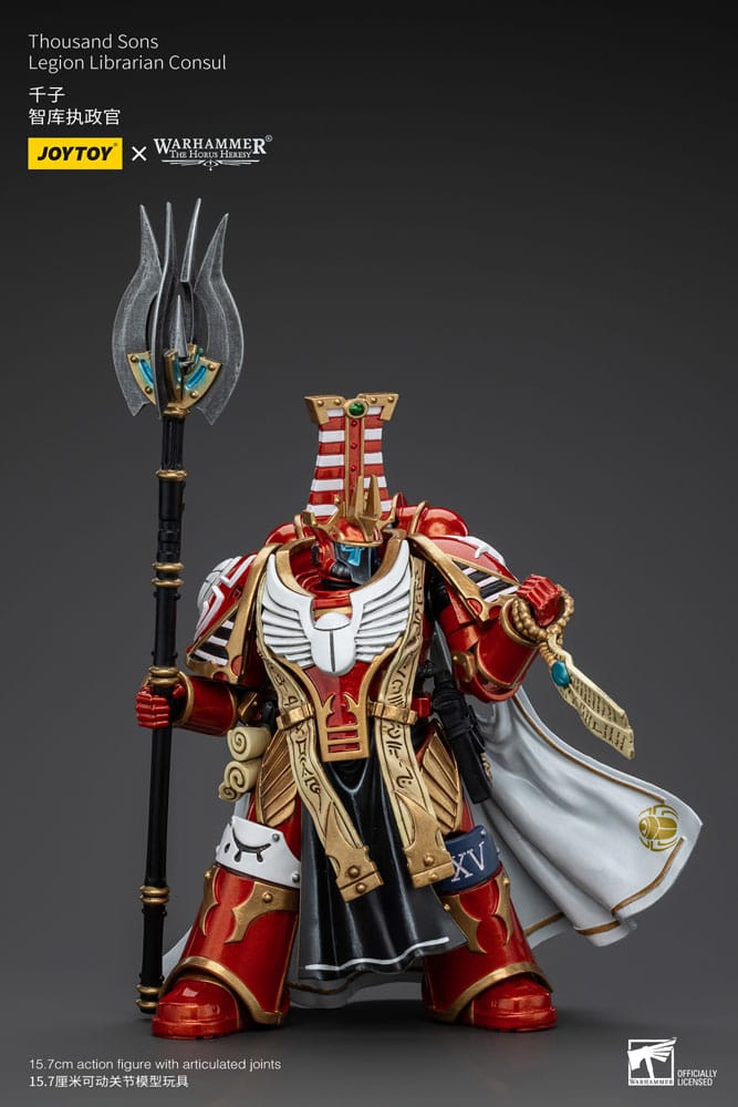 Warhammer The Horus Heresy Actionfigur 1/18 Thousand Sons Legion Librarian Consut 16 cm         - Preorder - ETA: 12.12.2025
