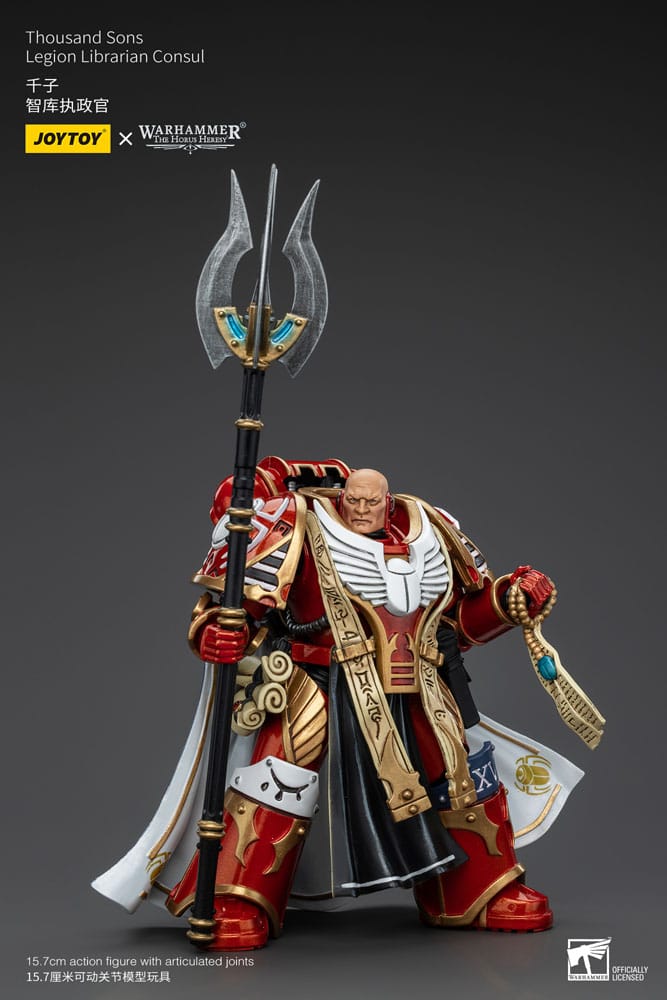 Warhammer The Horus Heresy Actionfigur 1/18 Thousand Sons Legion Librarian Consut 16 cm         - Preorder - ETA: 12.12.2025