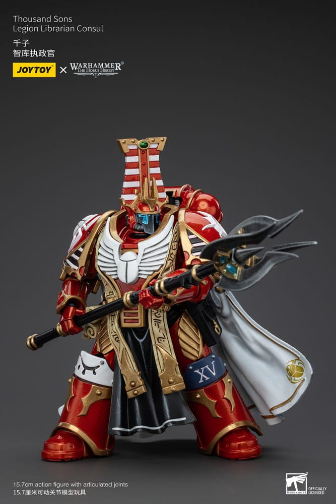 Warhammer The Horus Heresy Actionfigur 1/18 Thousand Sons Legion Librarian Consut 16 cm         - Preorder - ETA: 12.12.2025