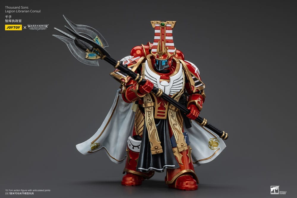 Warhammer The Horus Heresy Actionfigur 1/18 Thousand Sons Legion Librarian Consut 16 cm         - Preorder - ETA: 12.12.2025