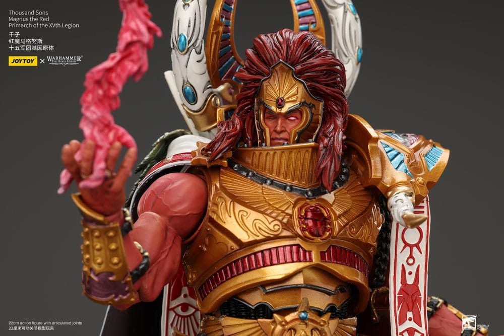 Warhammer The Horus Heresy Actionfigur 1/18 Thousand sons Magnus the Red Primarch of the XVth Legion 12 cm   - Versand: 5-7 Tage nach Bestellung