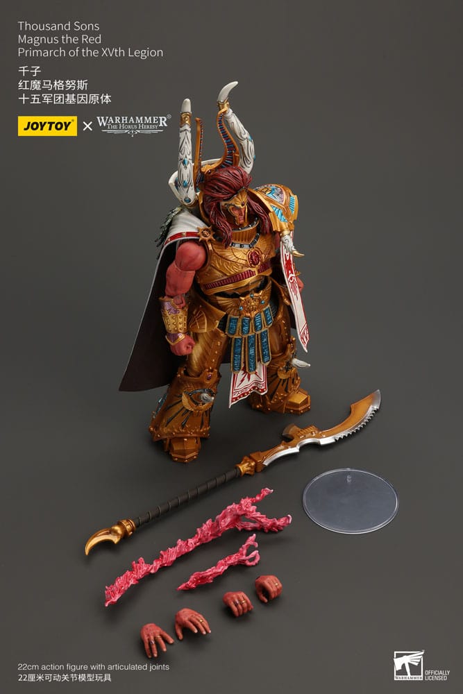 Warhammer The Horus Heresy Actionfigur 1/18 Thousand sons Magnus the Red Primarch of the XVth Legion 12 cm   - Versand: 5-7 Tage nach Bestellung