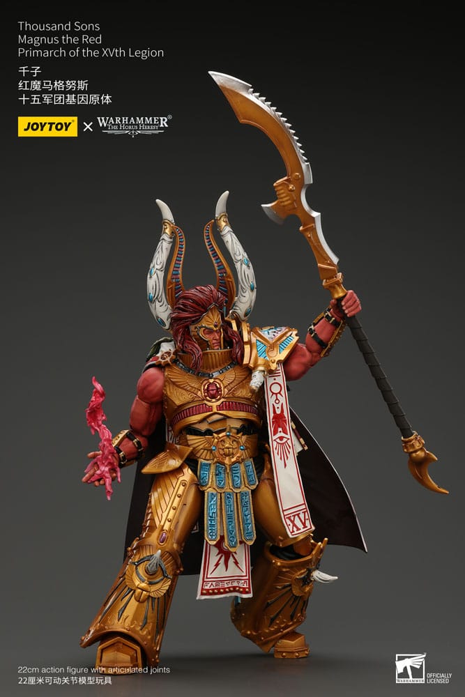 Warhammer The Horus Heresy Actionfigur 1/18 Thousand sons Magnus the Red Primarch of the XVth Legion 12 cm   - Versand: 5-7 Tage nach Bestellung