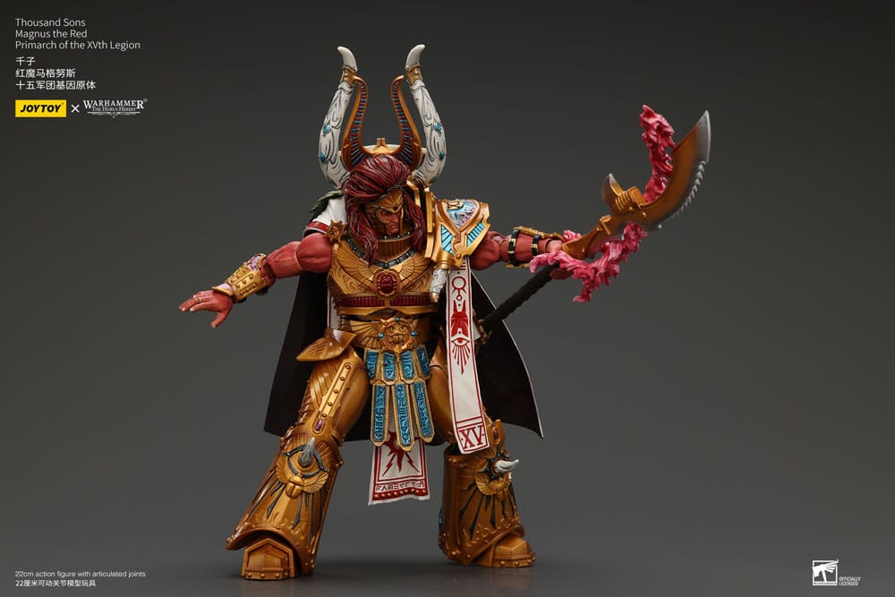 Warhammer The Horus Heresy Actionfigur 1/18 Thousand sons Magnus the Red Primarch of the XVth Legion 12 cm   - Versand: 5-7 Tage nach Bestellung