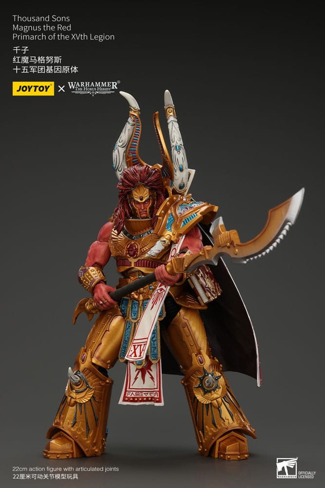 Warhammer The Horus Heresy Actionfigur 1/18 Thousand sons Magnus the Red Primarch of the XVth Legion 12 cm   - Versand: 5-7 Tage nach Bestellung