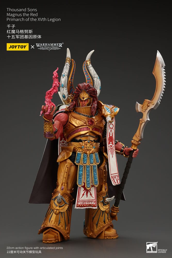 Warhammer The Horus Heresy Actionfigur 1/18 Thousand sons Magnus the Red Primarch of the XVth Legion 12 cm   - Versand: 5-7 Tage nach Bestellung