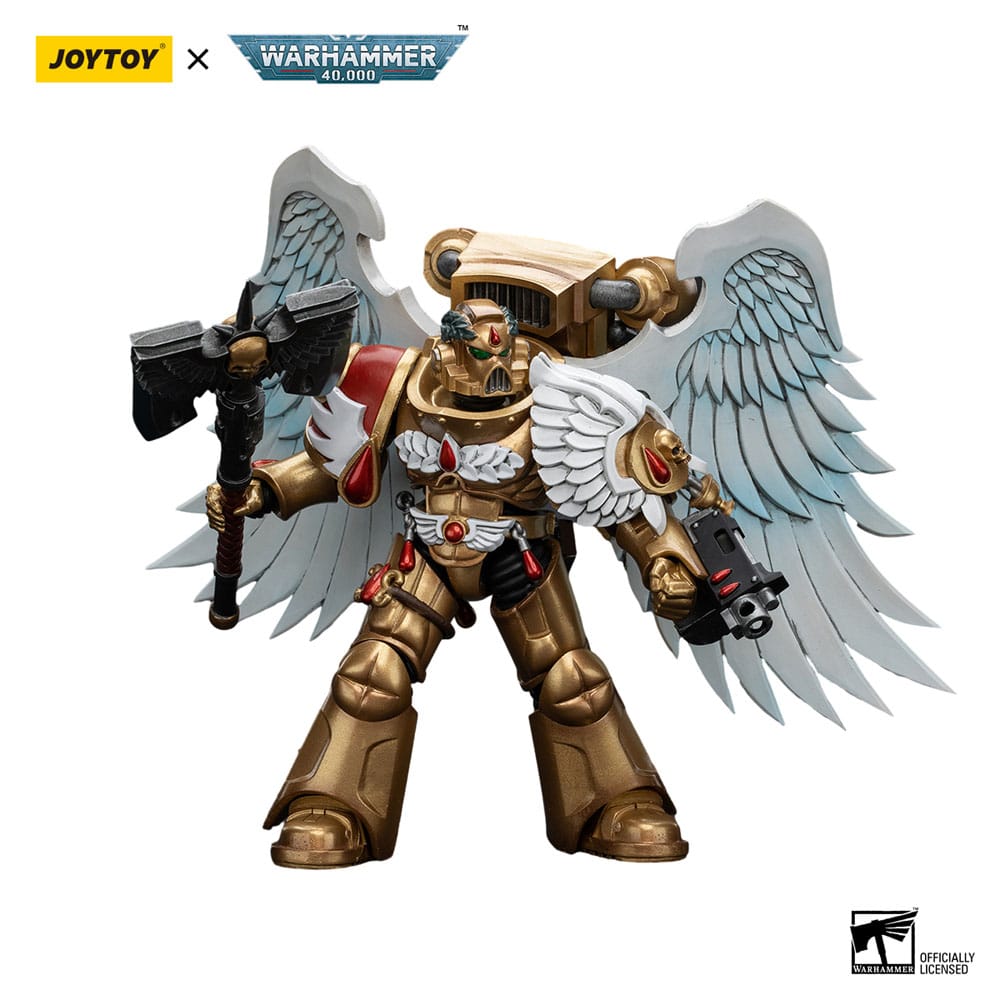 Warhammer 40,000 Actionfigur 1/18 Blood Angels Sanguinary Guard with Encarmine Axe 12 cm - Versand: 5-7 Tage nach Bestellung