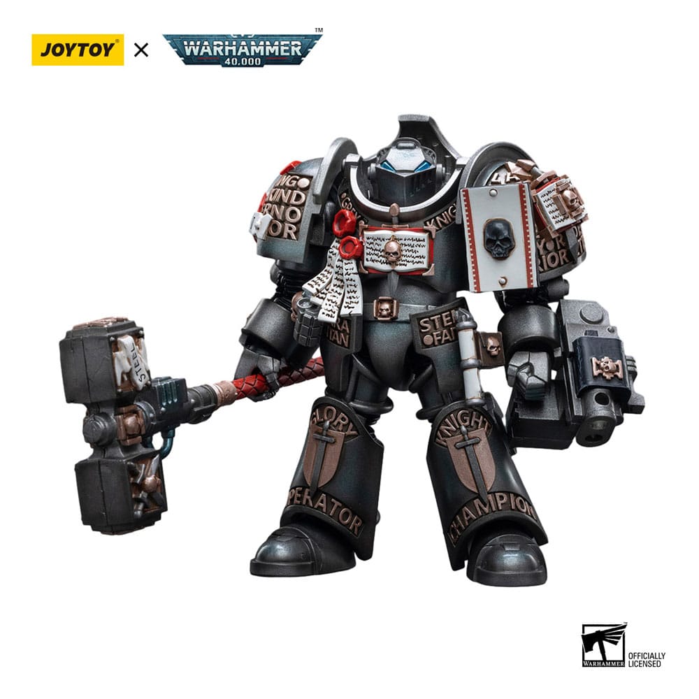 Warhammer 40k Actionfigur 1/18 Grey Knights Nemesis Dreadknight (Including Grey Knights Terminator Caddon Vibova) 12 cm - Versand: 5-7 Tage nach Bestellung