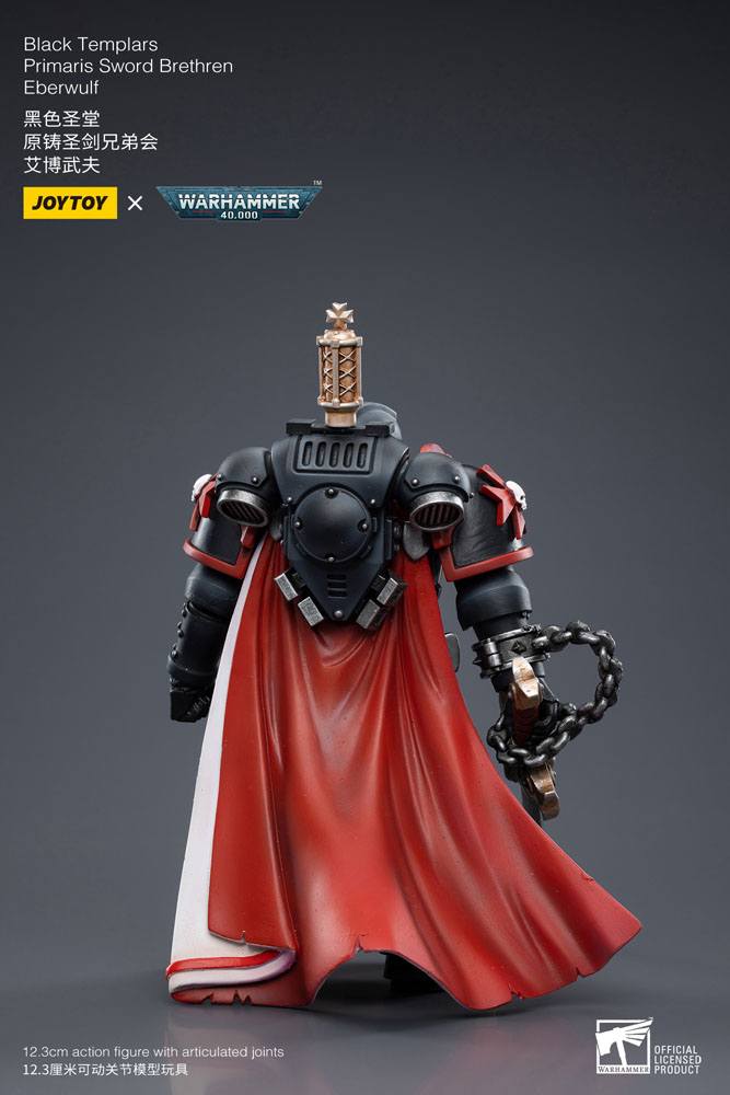 Warhammer 40k Actionfigur 1/18 Black Templars Primaris Sword Brethren Eberwulf 12 cm - Preorder - ETA: 25.11.2026