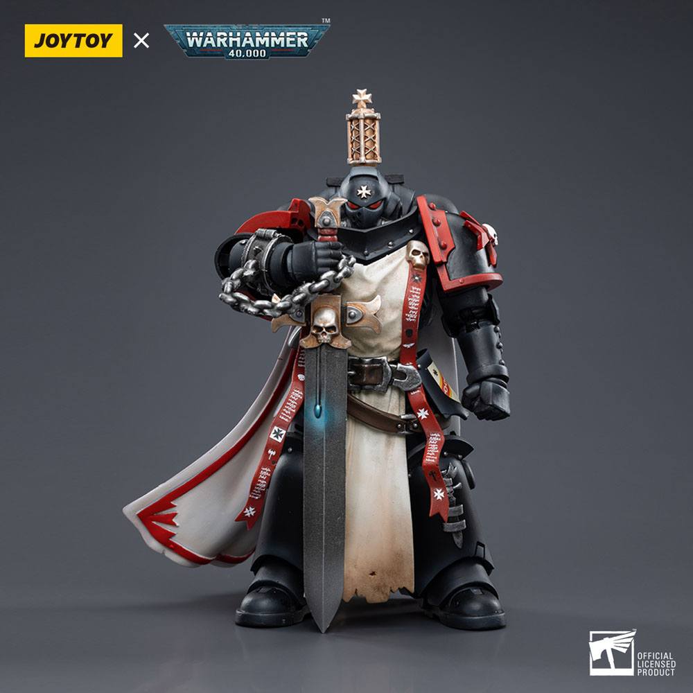 Warhammer 40k Actionfigur 1/18 Black Templars Primaris Sword Brethren Eberwulf 12 cm - Preorder - ETA: 25.11.2026