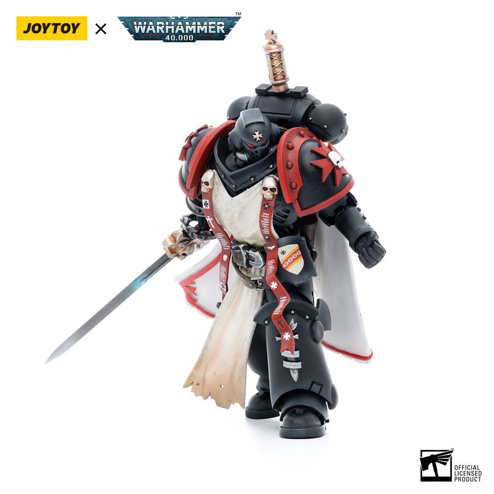 Warhammer 40k Actionfigur 1/18 Black Templars Primaris Sword Brethren Eberwulf 12 cm - Preorder - ETA: 25.11.2026