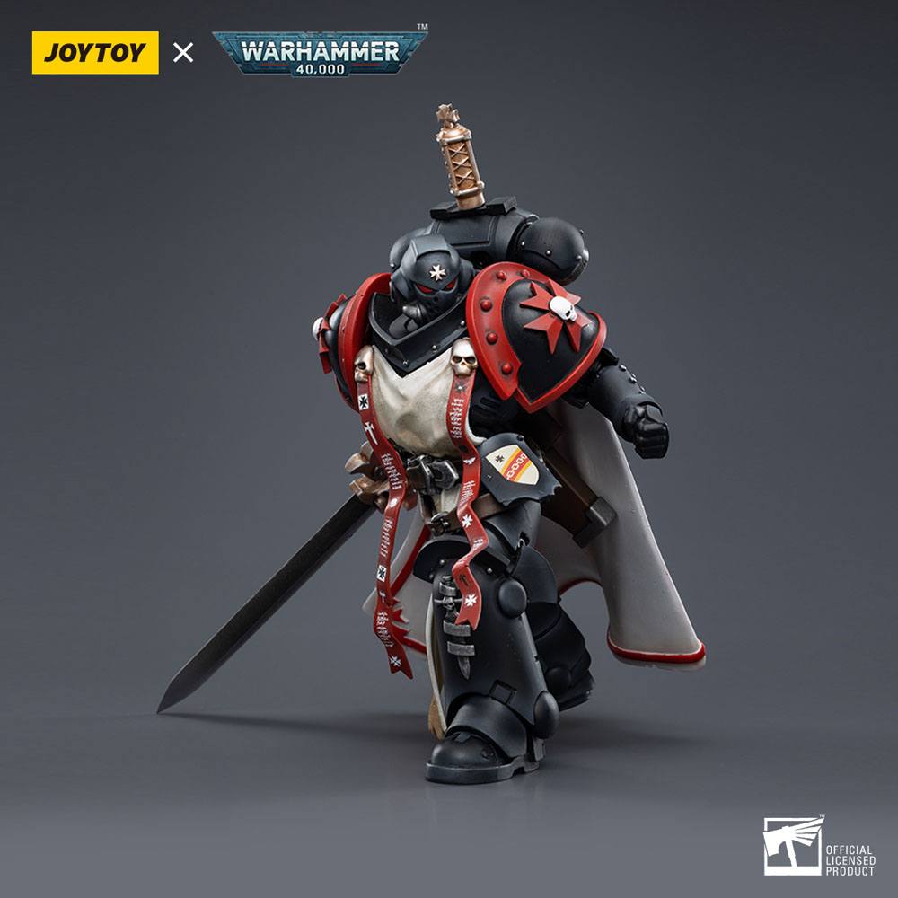 Warhammer 40k Actionfigur 1/18 Black Templars Primaris Sword Brethren Eberwulf 12 cm - Preorder - ETA: 25.11.2026