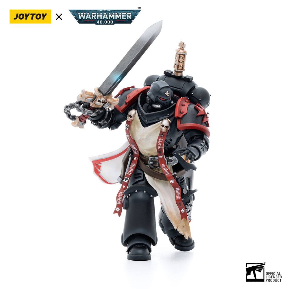 Warhammer 40k Actionfigur 1/18 Black Templars Primaris Sword Brethren Eberwulf 12 cm - Preorder - ETA: 25.11.2026