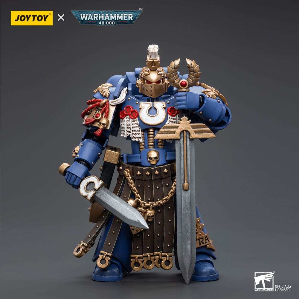 Warhammer 40k Actionfigur 1/18 Ultramarines Honour Guard Chapter Champion 12 cm - Versand: 5-7 Tage nach Bestellung