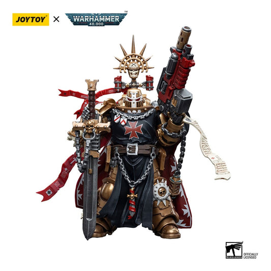 Warhammer 40k Actionfigur 1/18 Black Templars High Marshal Helbrecht 12 cm  - Versand: 5-7 Tage nach Bestellung