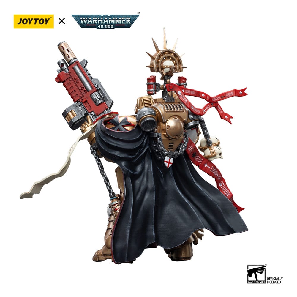 Warhammer 40k Actionfigur 1/18 Black Templars High Marshal Helbrecht 12 cm  - Versand: 5-7 Tage nach Bestellung