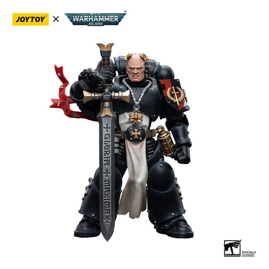 Warhammer 40k Actionfigur 1/18 Black Templars Emperor's Champion Bayard's Revenge 12 cm - Preorder - ETA: 25.12.2025
