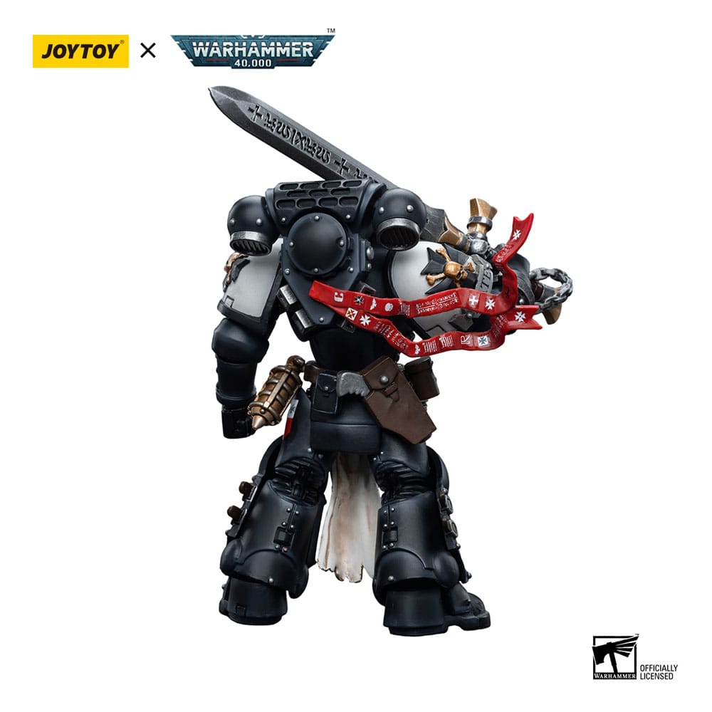 Warhammer 40k Actionfigur 1/18 Black Templars Emperor's Champion Bayard's Revenge 12 cm - Preorder - ETA: 25.12.2025