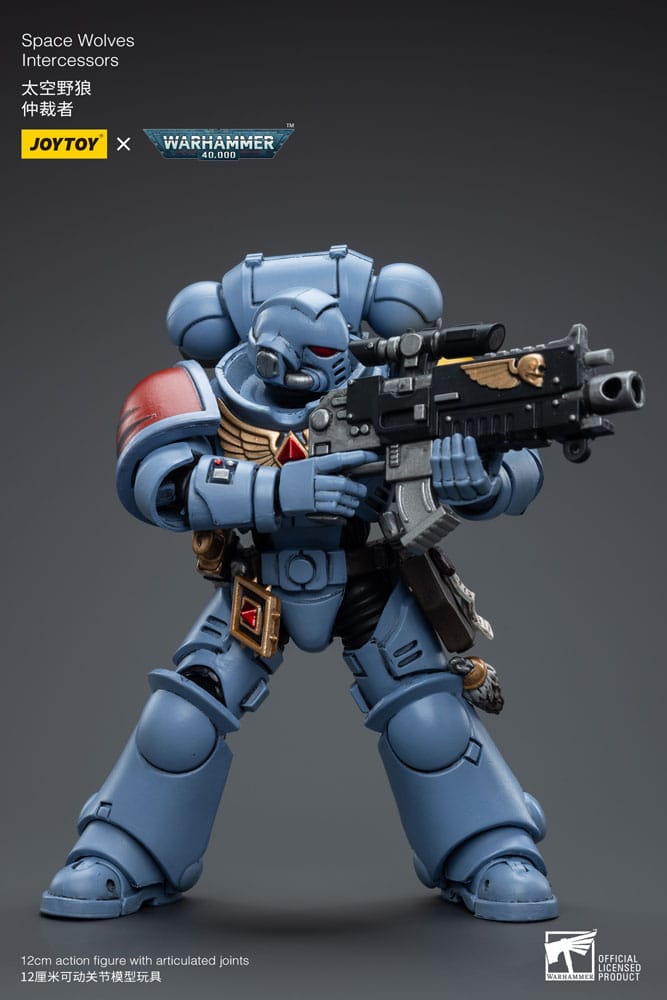 Warhammer 40k Actionfigur 1/18 Space Wolves Intercessors 12 cm - Preorder - ETA: 26.01.2026