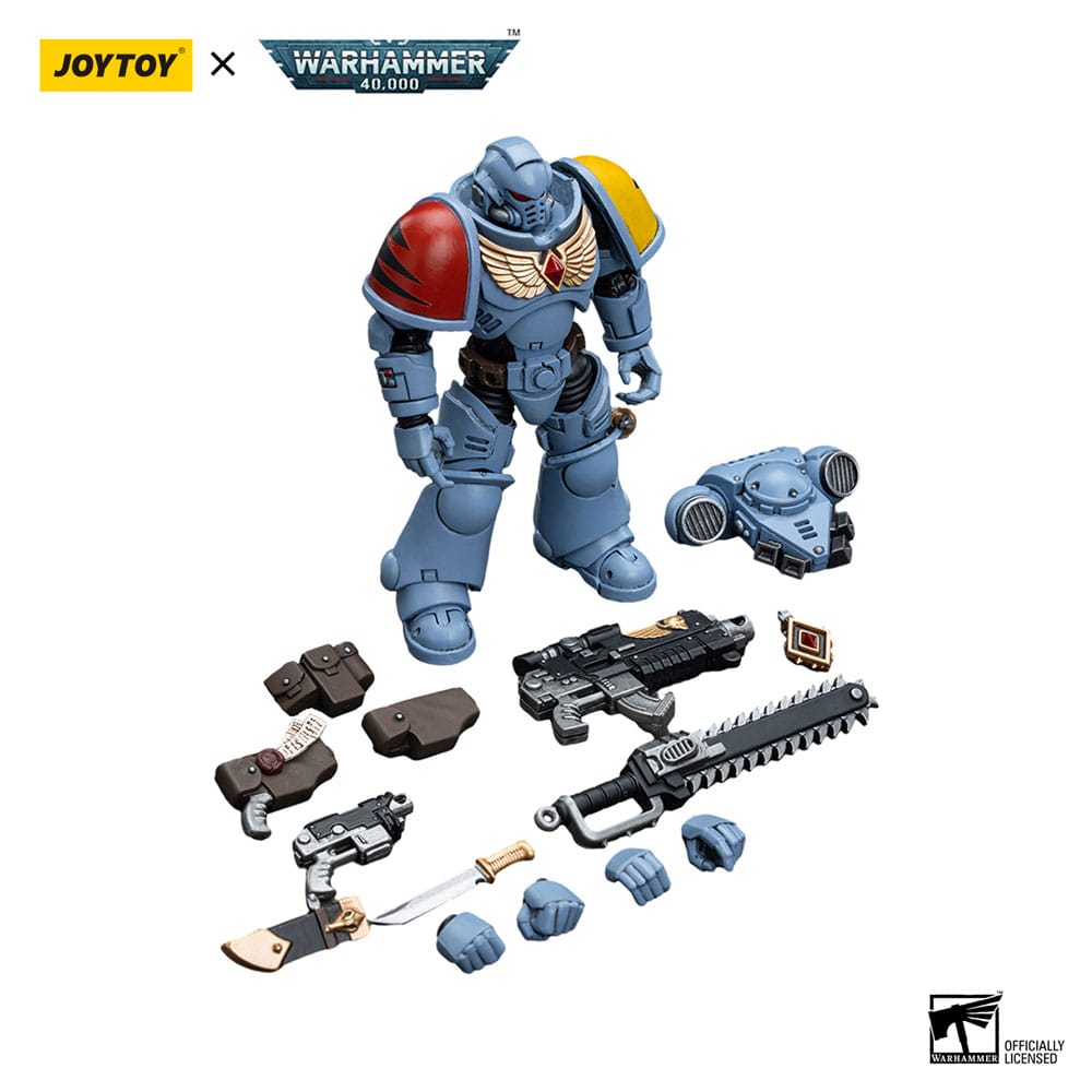 Warhammer 40k Actionfigur 1/18 Space Wolves Intercessors 12 cm - Preorder - ETA: 26.01.2026