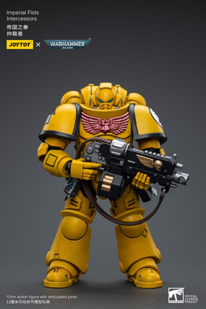 Warhammer 40k Actionfigur 1/18 Imperial Fists Intercessors 12 cm - Preorder - ETA: 26.01.2026