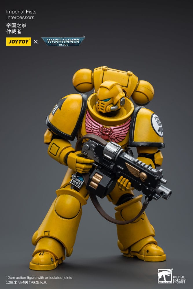 Warhammer 40k Actionfigur 1/18 Imperial Fists Intercessors 12 cm - Preorder - ETA: 26.01.2026