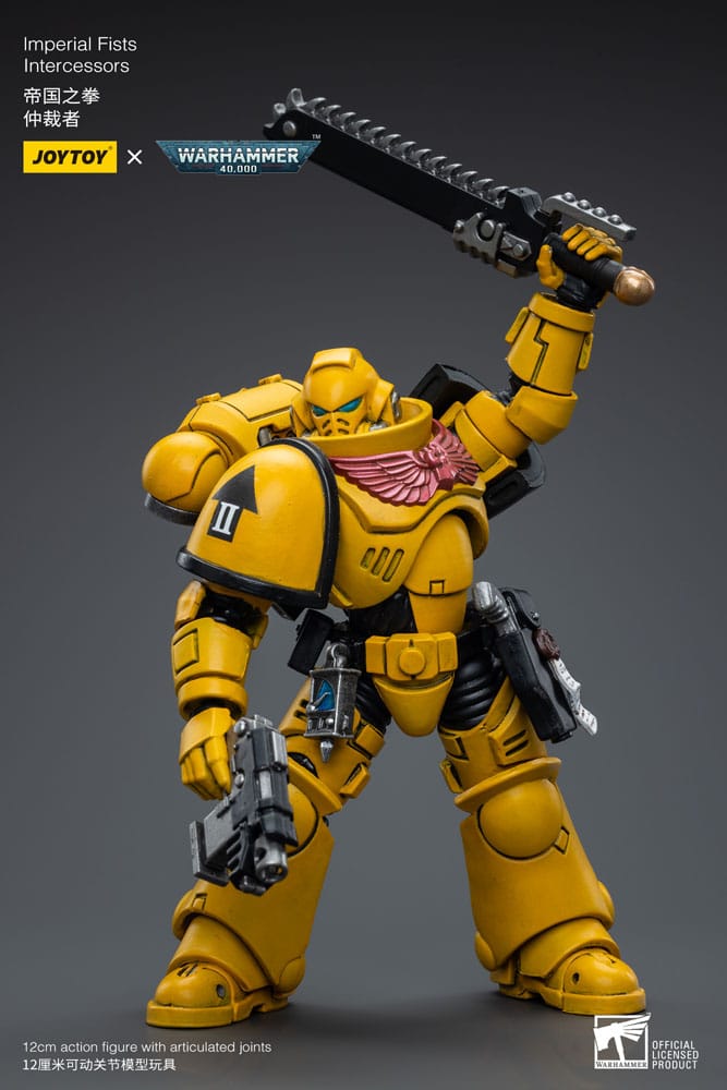 Warhammer 40k Actionfigur 1/18 Imperial Fists Intercessors 12 cm - Preorder - ETA: 26.01.2026