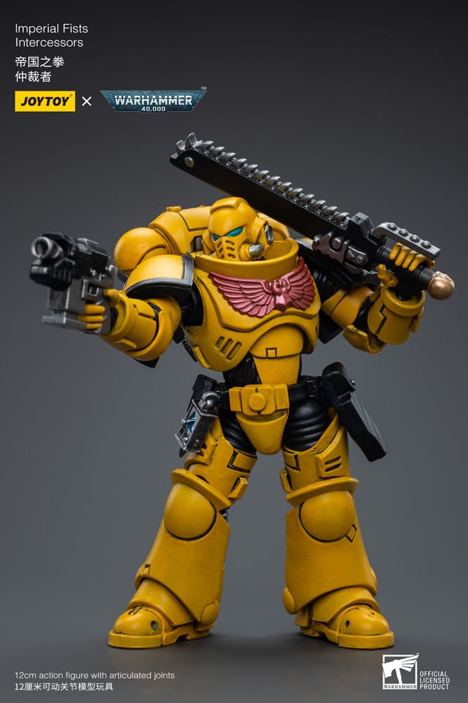 Warhammer 40k Actionfigur 1/18 Imperial Fists Intercessors 12 cm - Preorder - ETA: 26.01.2026