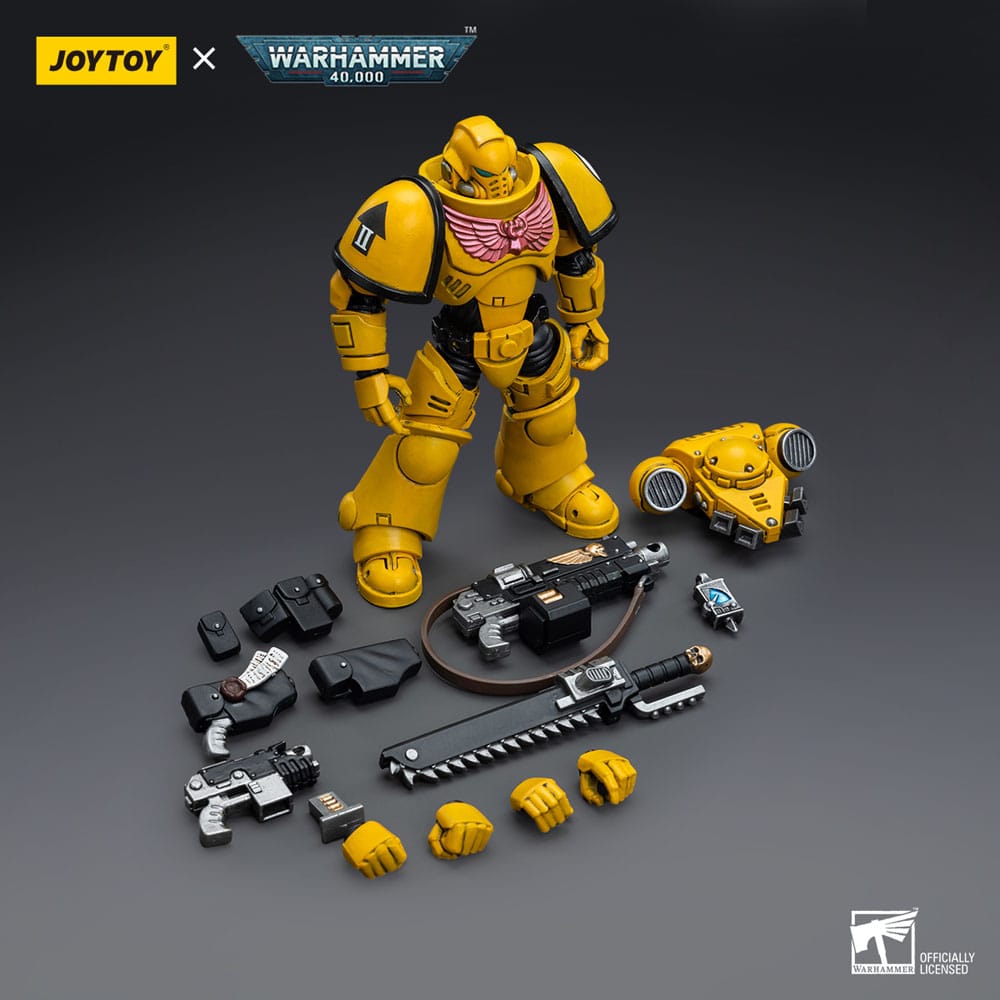 Warhammer 40k Actionfigur 1/18 Imperial Fists Intercessors 12 cm - Preorder - ETA: 26.01.2026