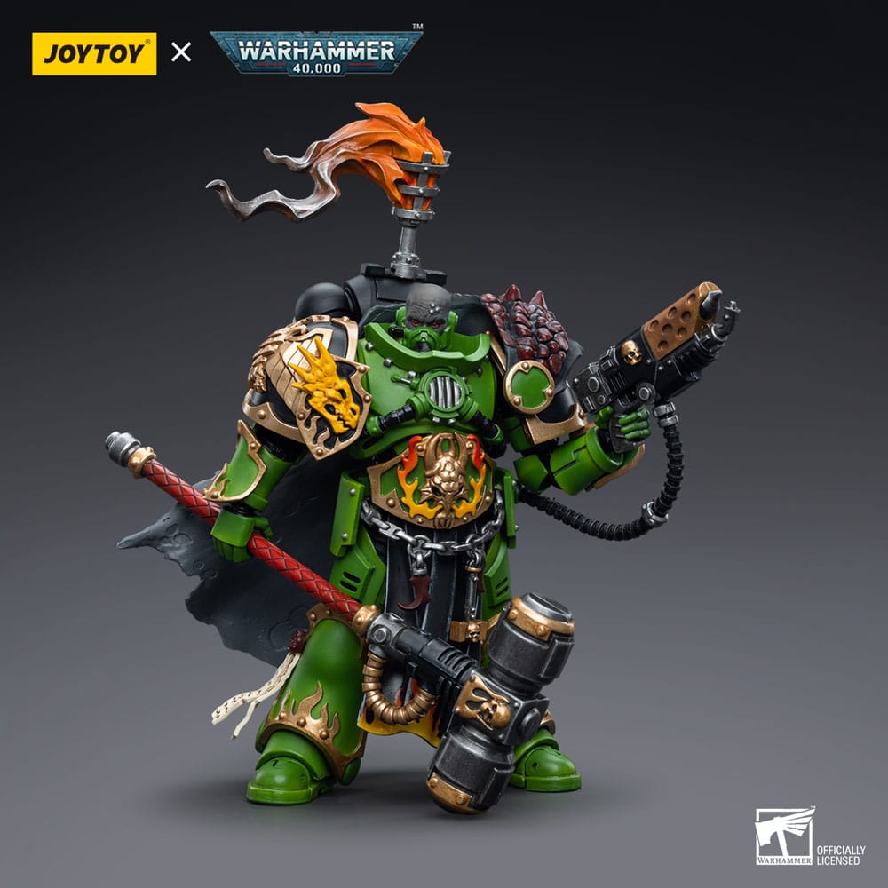 Warhammer 40k Actionfigur 1/18 Salamanders Captain Adrax Agatone 12 cm  - Preorder - ETA: 25.01.2026
