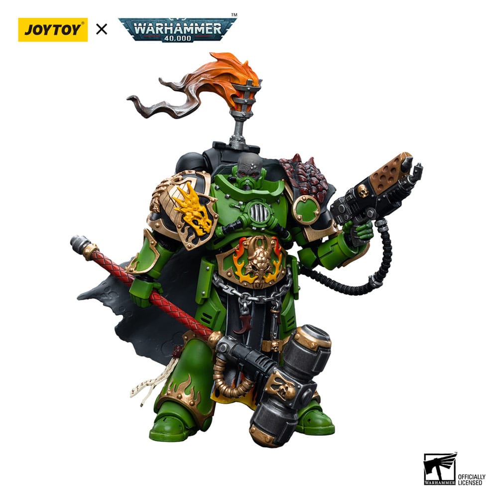 Warhammer 40k Actionfigur 1/18 Salamanders Captain Adrax Agatone 12 cm  - Preorder - ETA: 25.01.2026