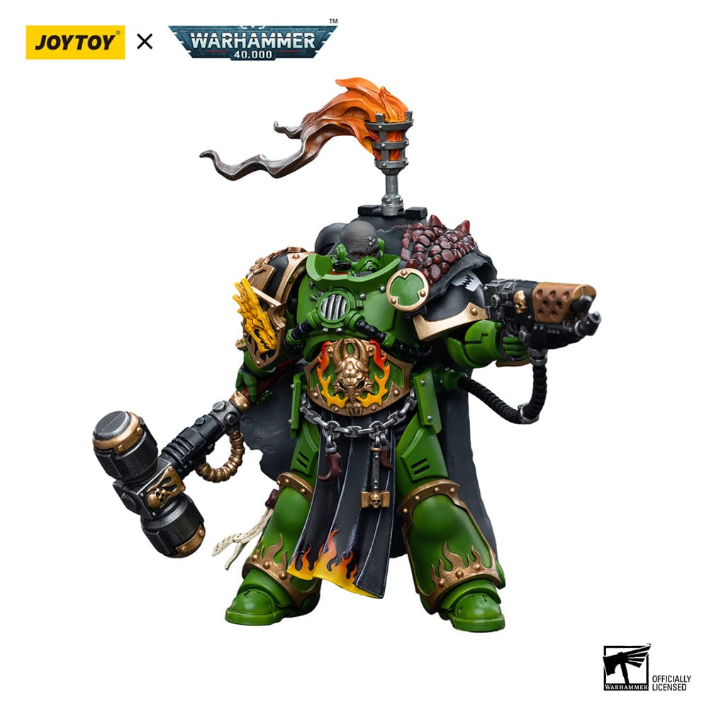 Warhammer 40k Actionfigur 1/18 Salamanders Captain Adrax Agatone 12 cm  - Preorder - ETA: 25.01.2026