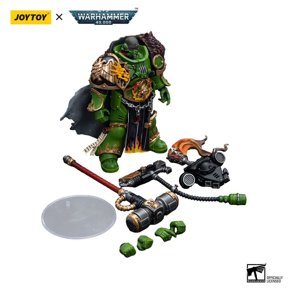 Warhammer 40k Actionfigur 1/18 Salamanders Captain Adrax Agatone 12 cm  - Preorder - ETA: 25.01.2026