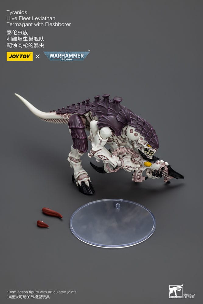 Warhammer 40k Actionfigur 1/18 Tyranids Hive Fleet Leviathan Termagant with Fleshborer 12 cm    - Preorder - ETA: 25.11.2025