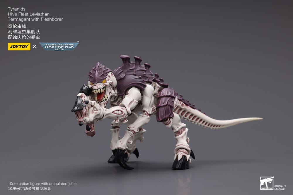 Warhammer 40k Actionfigur 1/18 Tyranids Hive Fleet Leviathan Termagant with Fleshborer 12 cm    - Preorder - ETA: 25.11.2025