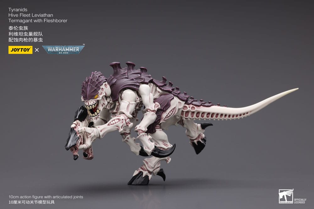 Warhammer 40k Actionfigur 1/18 Tyranids Hive Fleet Leviathan Termagant with Fleshborer 12 cm    - Preorder - ETA: 25.11.2025