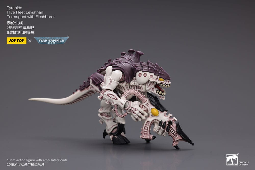Warhammer 40k Actionfigur 1/18 Tyranids Hive Fleet Leviathan Termagant with Fleshborer 12 cm    - Preorder - ETA: 25.11.2025