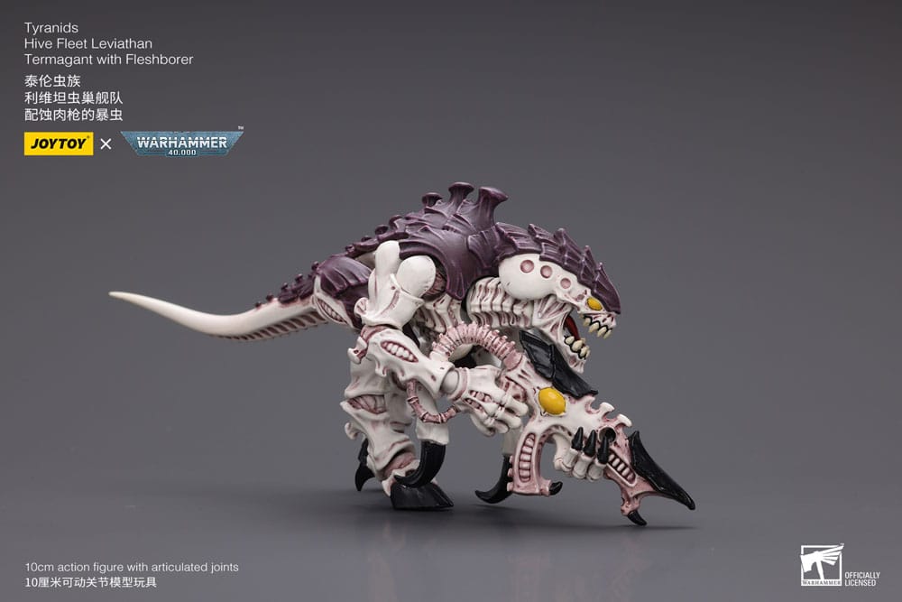 Warhammer 40k Actionfigur 1/18 Tyranids Hive Fleet Leviathan Termagant with Fleshborer 12 cm    - Preorder - ETA: 25.11.2025