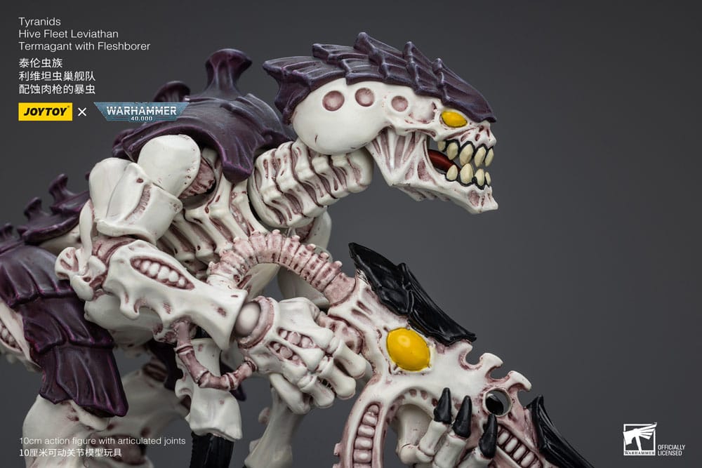 Warhammer 40k Actionfigur 1/18 Tyranids Hive Fleet Leviathan Termagant with Fleshborer 12 cm    - Preorder - ETA: 25.11.2025