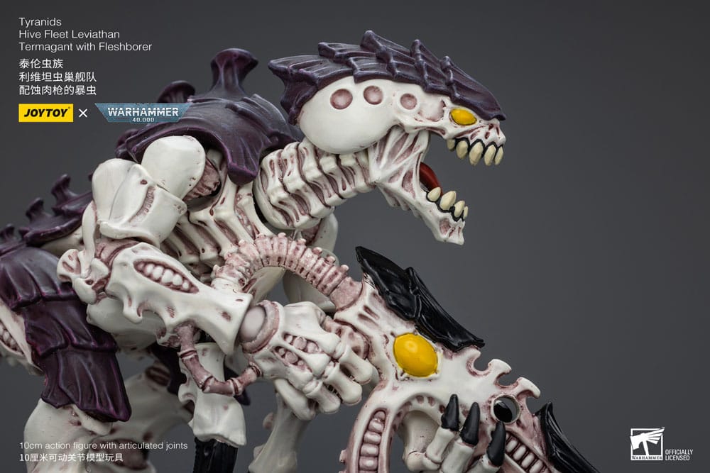 Warhammer 40k Actionfigur 1/18 Tyranids Hive Fleet Leviathan Termagant with Fleshborer 12 cm    - Preorder - ETA: 25.11.2025
