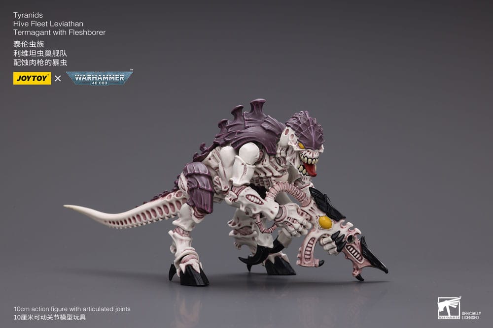 Warhammer 40k Actionfigur 1/18 Tyranids Hive Fleet Leviathan Termagant with Fleshborer 12 cm    - Preorder - ETA: 25.11.2025